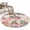Off-White, variant on Spring Gnomes Round Area Rug 4Ft Washable Circle Rugs for Bedroom Dining Room, Colorful Flowers Watercolor Butterfly Floral Plant Non-Slip Carpet Floor Mats Indoor Outdoor Carpet Runner Home Decor