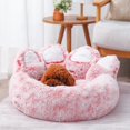 thumbnail image 4 of Plush Dog Bed Bear Paw Shape Pet Bed for Cats and Dogs Cute Soft Dog Basket, 4 of 4