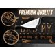thumbnail image 3 of LHSHID Father's Day Birthday Gifts for Dad to My Dad Gifts from Daughter Son Best Dad Gifts Ideas Soft Throw Blanket Best Dad Ever Gold 30"x40", 3 of 7