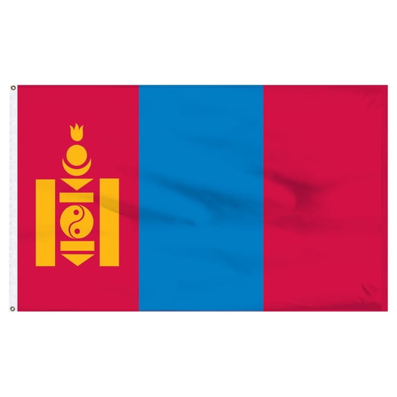 Mongolia 5ft x 8ft Nylon Flag