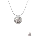 thumbnail image 2 of Delight Jewelry Silvertone Loved Elephant with Baby Joy Ring Charm Necklace, 18", 2 of 4
