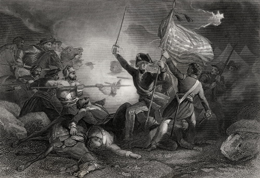 Major Dix At The Battle Of Buena Vista 1847 John Adams Dix 1798-1879 American Politician And Distinguished Civil War General From A 19Th Century Print Engraved By J C Armytage After H Warren Canvas Ar