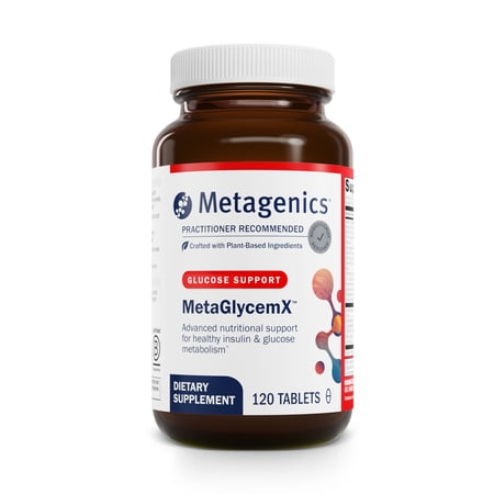 Metagenics MetaGlycemX - 100 mg Alpha-Lipoic Acid - Supports Carbohydrate Metabolism* - Antioxidant Support* - With Green Tea Extract - Non-GMO & Gluten-Free - 120 Count