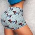 thumbnail image 4 of Fotbe Dachshund Dog Puppy Shorts Sin Costuras – Shorts Deportivos de Cintura Alta para Mujer, Elásticos para Gimnasio, Yoga, Running o Ciclismo-XX-Large, 4 of 8