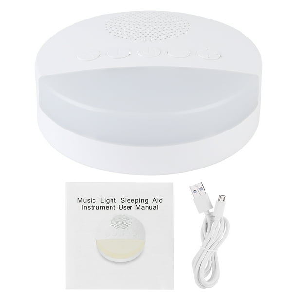 Ayuda para dormir para bebés, instrumento para dormir con ruido blanco, carga USB, ayuda para dormir, instrumento para dormir, rendimiento sólido