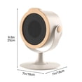 thumbnail image 4 of VENTORA Desktop Ceramic Space Heater, Portable Fast‑Heating Oscillating Heater Fan, Smart Thermostat Quiet Operation Under 45dB, Overheat & Tip‑Over Auto Shut‑Off for Home Office Bedroom, 4 of 8
