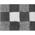 thumbnail image 3 of Chesapeake Cubic Bar Cotton Tufted Bath Runner 22"X60"- Dark Grey, 3 of 4
