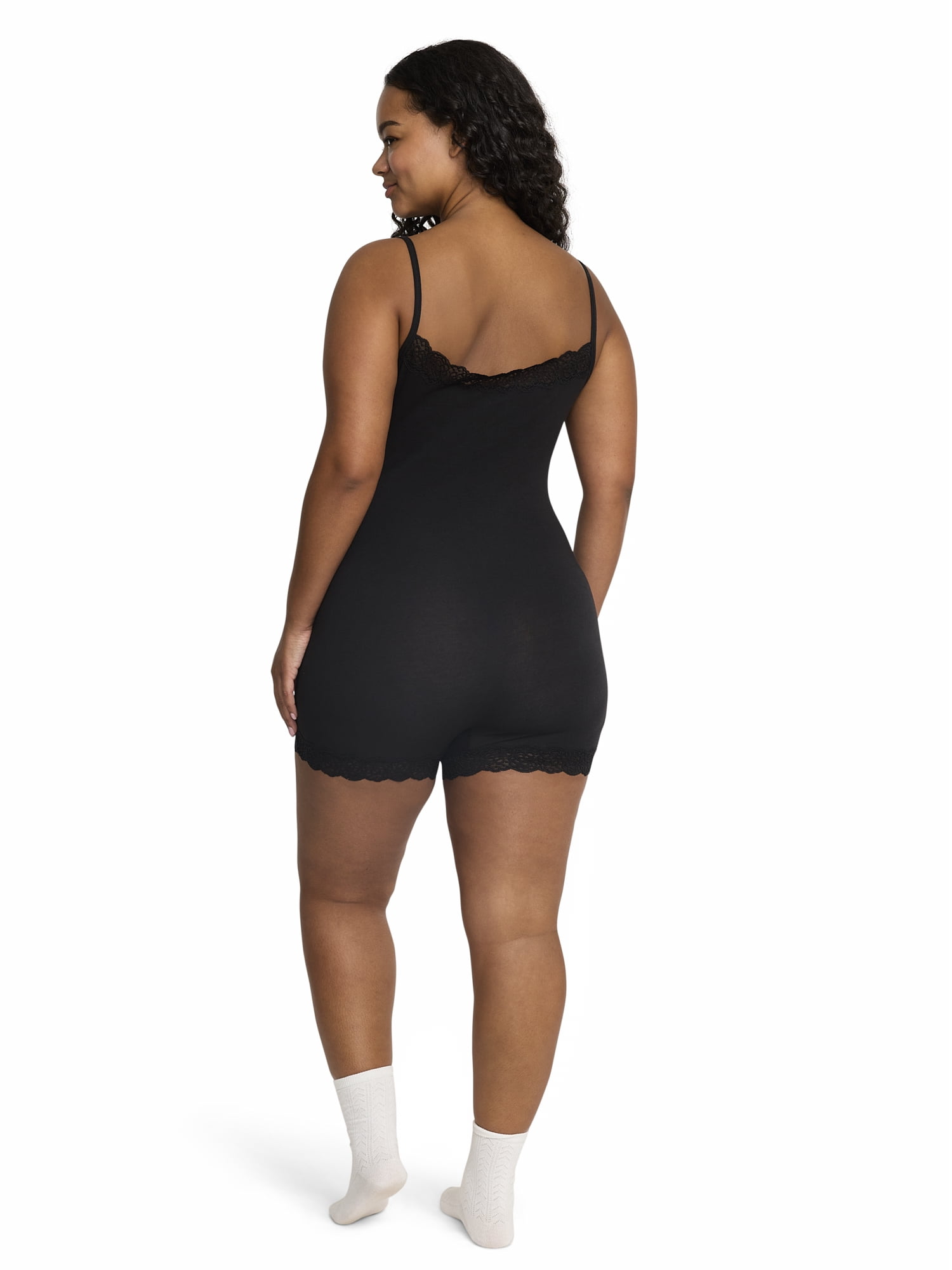 Mills by Millie Bobby Brown Women's Lacy Cotton Romper, Sizes XS-XXXL