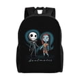 thumbnail image 1 of Animation The Nightmare Before Christmas Backpack Laptop School Bag College Student Satchel Lightweight Basic Day, 1 of 1