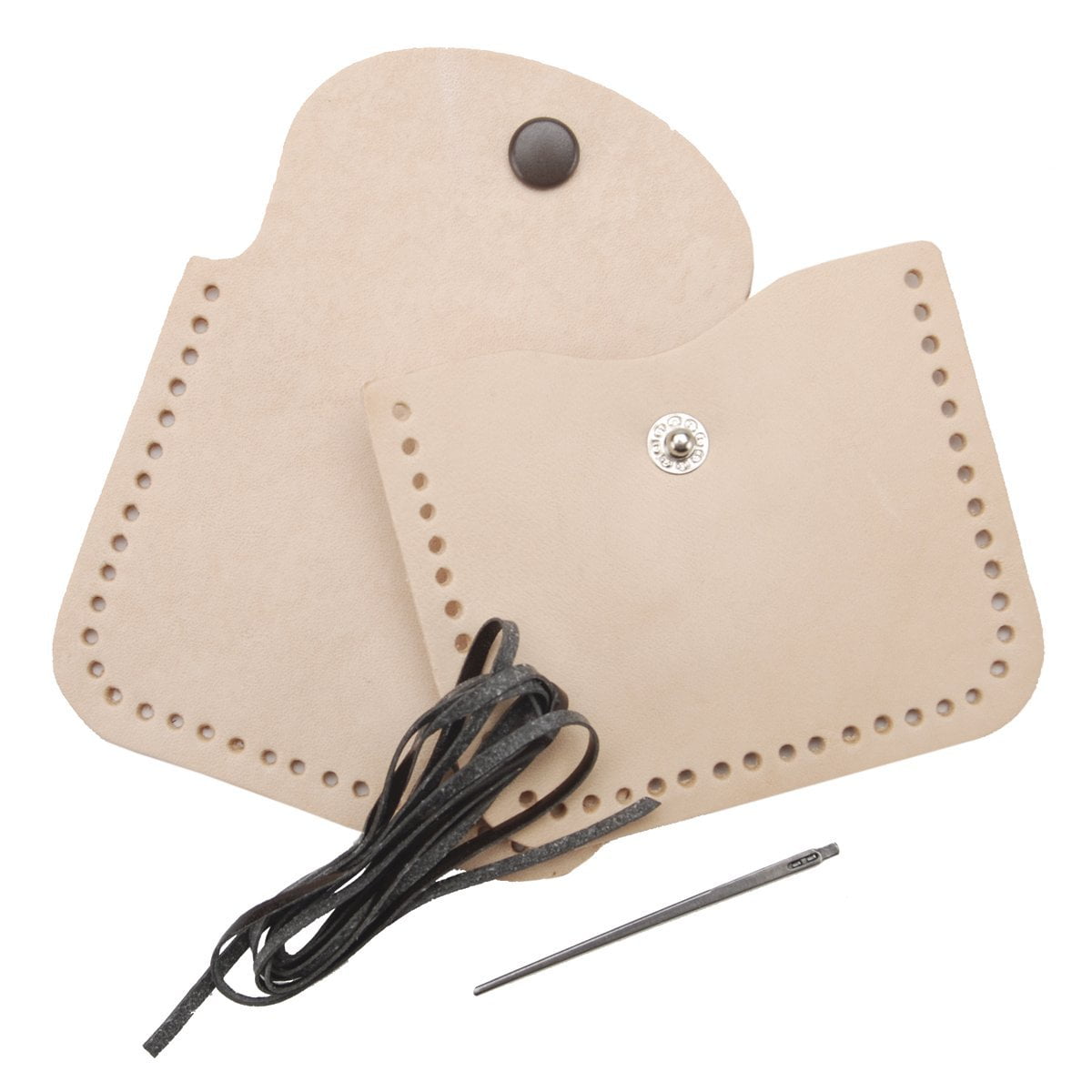 Tandy Leather - Small Change Coin Purse Kit 4107-00, Lace and pattern included By Tandy Leather ...