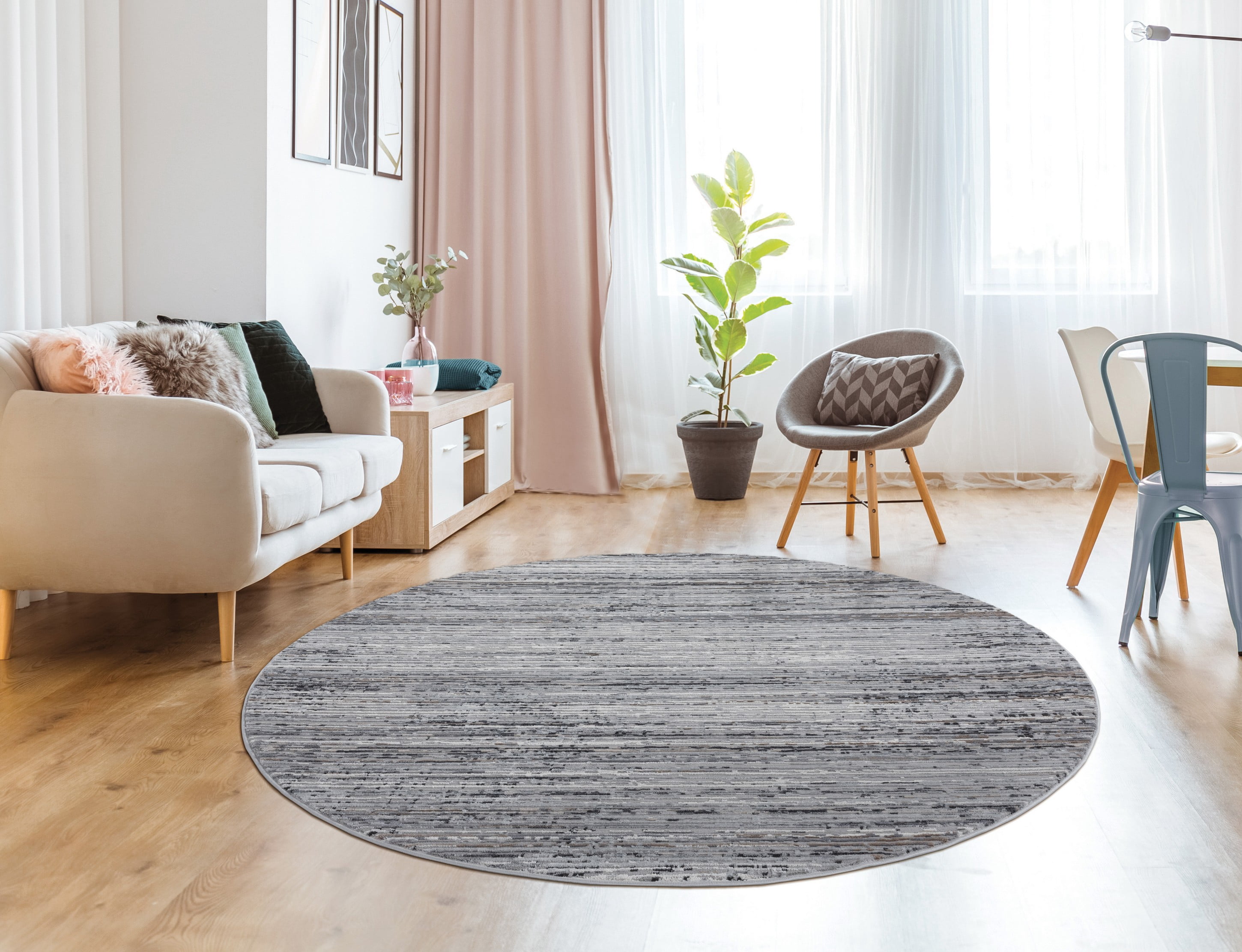 United Weavers of America Modern Striped Area Rug, 5.25' x 7.17'