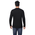 thumbnail image 5 of Zfeel Long Sleeves Dry Fit Poly T-Shirt - Black, Men's High Performance Moisture-Wicking Shirt, 4 Pack, 2XL, 5 of 5