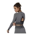 thumbnail image 3 of Reebok T-Shirt de Base Nature X Coverup pour Femmes, Gris, Petit, 3 of 4