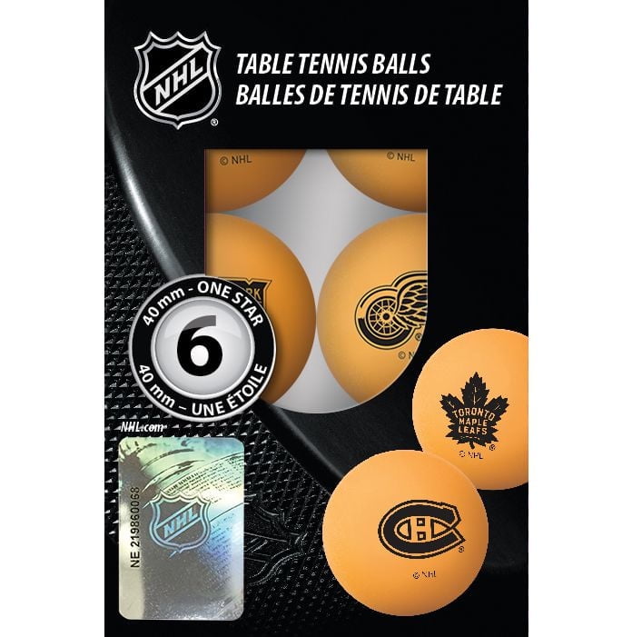 Balles de tennis de table de la NHL