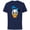 Navy, variant on Disney Donald Duck Three Caballeros Trip Matching Big Face - Short Sleeve Cotton T-Shirt for Adults - Customized-Athletic Heather