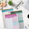 thumbnail image 4 of Clearance Sale! 1PC Daily Planner Notepad, Undated 52-Sheet To-Do List Organizer with Hourly Schedule, Paper, for Office & Home, (16x11.4cm, Green), 4 of 6
