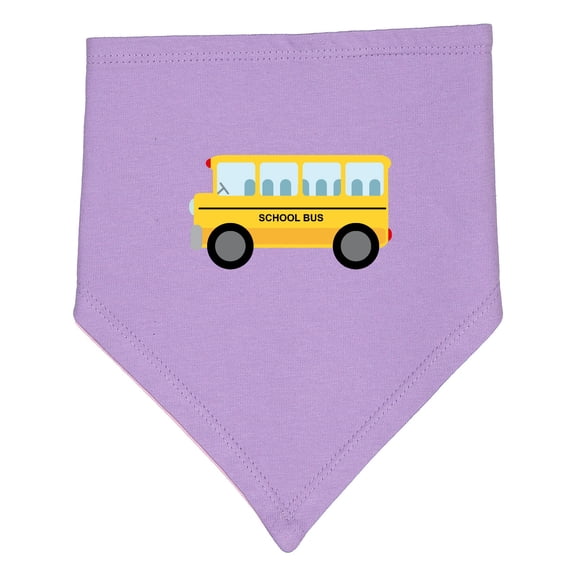 Inktastic School Bus Baby Bandana Bib