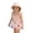 260222-A-Pink, variant on XEGLSBU Girls Swimsuit Size 7 Toddler Baby Kids Girls Ruched Sun Hat Swimsuit Swimwear Romper Hairband Set Blue Size 8-9 Years