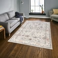 thumbnail image 2 of Erbanica Weathered Persian 5' x 8' ft.Ultra-Soft Machine Washable Rug for Living Room, Bedroom, Home Office | Non Slip, Easy Clean Area Rug, 2 of 5