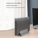thumbnail image 5 of Inteprter Soporte vertical para computadora portátil, accesorios para el hogar y la oficina, con estante de almacenamiento estable, estante de montaje Relojes inteligentes dos ranuras, 5 of 6
