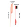 thumbnail image 2 of EGNMCR Combs for Women Coiled Hair Tip Comb Hand Push Ripple Comb Makeup Artist Set Styling Crescent Comb Crescent Comb, 2 of 2