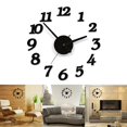 thumbnail image 2 of 3D DIY Wall Clock Modern Design Silent Large Digital Acrylic Self Adhesive Wall Clock Sticker For Living Room Decor, 2 of 5