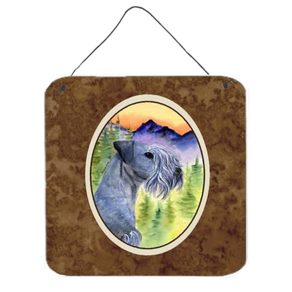 Cesky Terrier Aluminium Metal Wall Or Door Hanging Prints - 6 x 6 In.