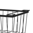 thumbnail image 3 of Luxshiny Set of 4 Black Freezer Baskets For Optimal Organization In Home, 3 of 6