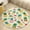 style-3, variant on Lunarable Pineapple Washable Round Rug -Circle Area Rugs for Nursery Bedroom, Vintage Non Slip Non Shedding Low Pile Carpet for Living Room Coffee Table Entryway