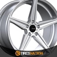 thumbnail image 4 of 19x9.5 Advanti Racing 87MS Cammino Silver W/Machined Face Wheel 5x4.5 (45mm), 4 of 5