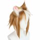 thumbnail image 3 of Peluca de cosplay de anime con orejas de animal para fiesta de Halloween, 3 of 4
