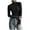 Black, variant on Luxalzxs Mock Neck Tops for Women Long Sleeve Slim Fit Crop Tops Casual Basic Mock Neck Tight Tee Shirts Y2K Going Out Blouses