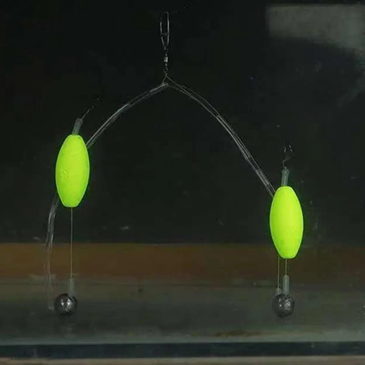 Fish fishing tackle saltwater double hook