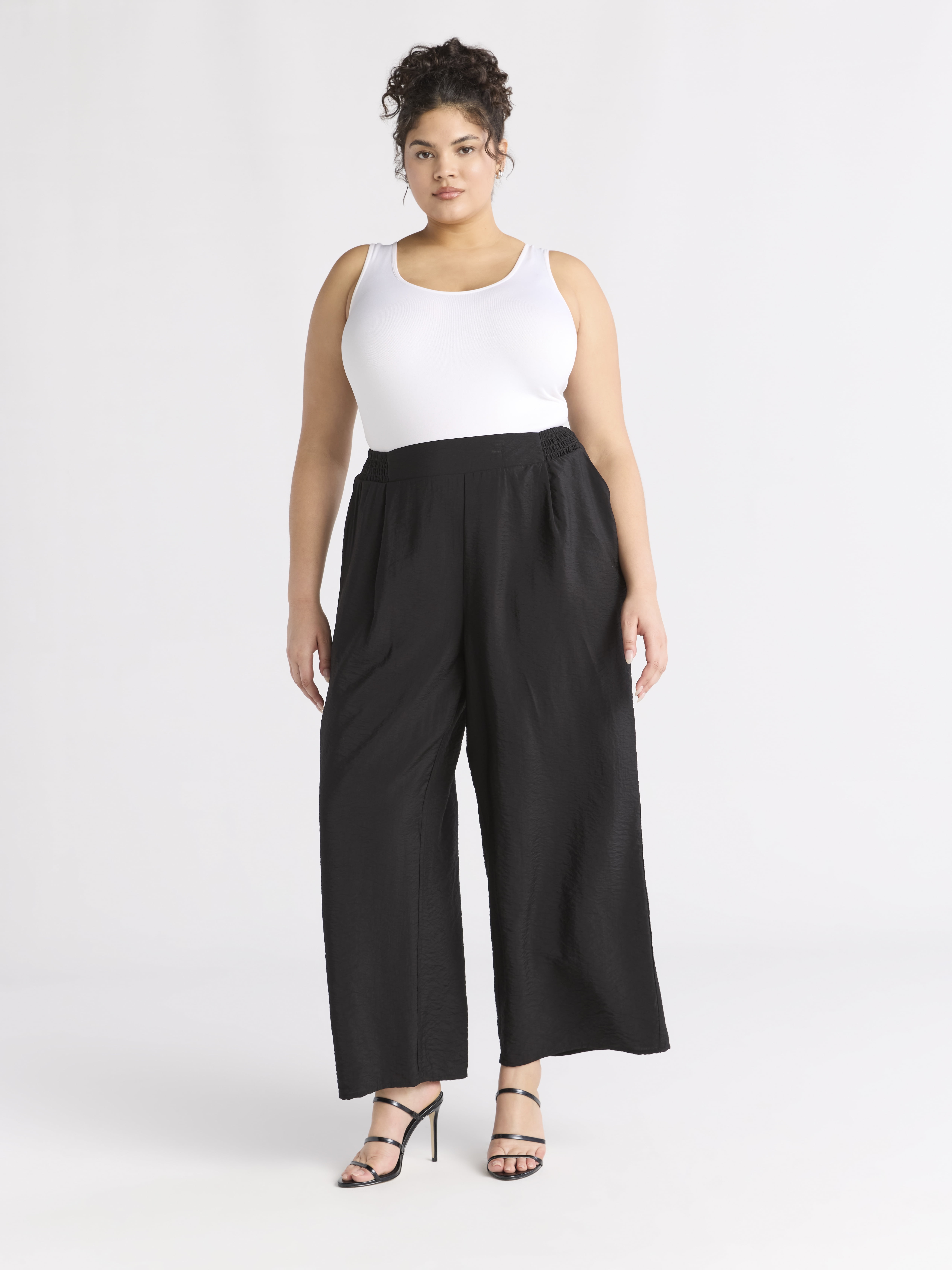 deres デレス Sophia drape pants Black 1 Rue Sophie Drape Pant in Black | REVOLVE