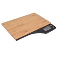 thumbnail image 2 of Electric Scale, Portable Bamboo Panel Food Scale Mini LCD  For Dining Room For Hotel For Cooking, 2 of 8
