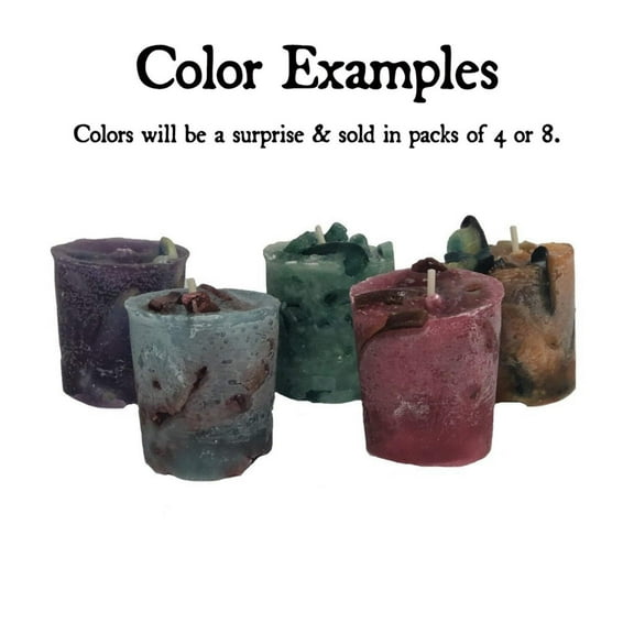 Recycled Wax Votive - 4 or 8 Pack