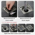 thumbnail image 2 of Shower Floor Drain Backflow Preventer Way Drain Anti-Smell For Bathroom, 2 of 8