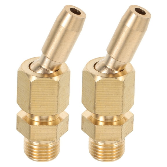 2 PCS Brass Gushing Spray Water Fountain Nozzles Irrigation Sprinkler Heads Golden