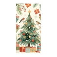thumbnail image 6 of Djunllk Christmas Door Cover Door Hanging Banner Winter Banner Photo Background Door Decoration New Year Home Party Decoration Supplies, Christmas Decorations, 70.8 x 35.4, 6 of 6