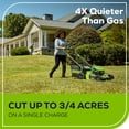 thumbnail image 5 of Pre-Owned Greenworks Walk-Behind Mower 80V Cordless Battery 4-in-1 Self-Propelled 21 Inches, 5 of 12
