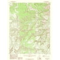 thumbnail image 2 of USGS 19x24 White Modern Wood Framed Museum Art Print Titled - Bear Canyon Utah Quad - USGS 1987, 2 of 4