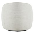 thumbnail image 6 of CHITA Modern Swivel Accent Chairs, Round Barrel Chair for Living Room Bedroom, Fabric in Cream, 6 of 18