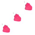 thumbnail image 1 of Monstrate Cubierta de zapatos Protector de zapatos impermeable de silicona Cubrezapatos antideslizantes resistentes al desgaste, rosa, L Rosado L 3Conjunto, 1 of 6