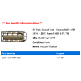 thumbnail image 2 of Oil Pan Gasket Set - Compatible with 2011 - 2021 Ram 1500 5.7L V8 2012 2013 2014 2015 2016 2017 2018 2019 2020, 2 of 2