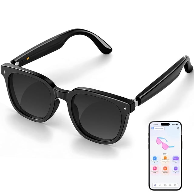 Gafas inteligentes Bluetooth Osawalla con control por voz AI, lentes de sol