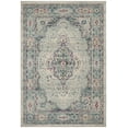 thumbnail image 2 of SAFAVIEH Madison Haven Floral Bordered Area Rug, Light Grey/Fuchsia, 5'3" x 7'6", 2 of 7