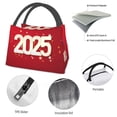 thumbnail image 4 of Honeii Happy New 2025 Year Print Cooler Bag Insulated, Large Leakproof Soft Sided Portable Cooler Bag,Lunch Box Lunch Bag, 4 of 6