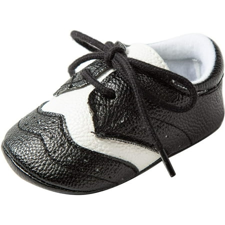 

QWZNDZGR Baby Boys Shoes Prewalker Lace up Casual Sneakers