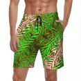 thumbnail image 1 of Summer Gym Shorts Men Zebra Stripe Running Surf Animal Print Custom Board Short Pants Stylish Comfortable Swim Trunks Plus Size, 1 of 5
