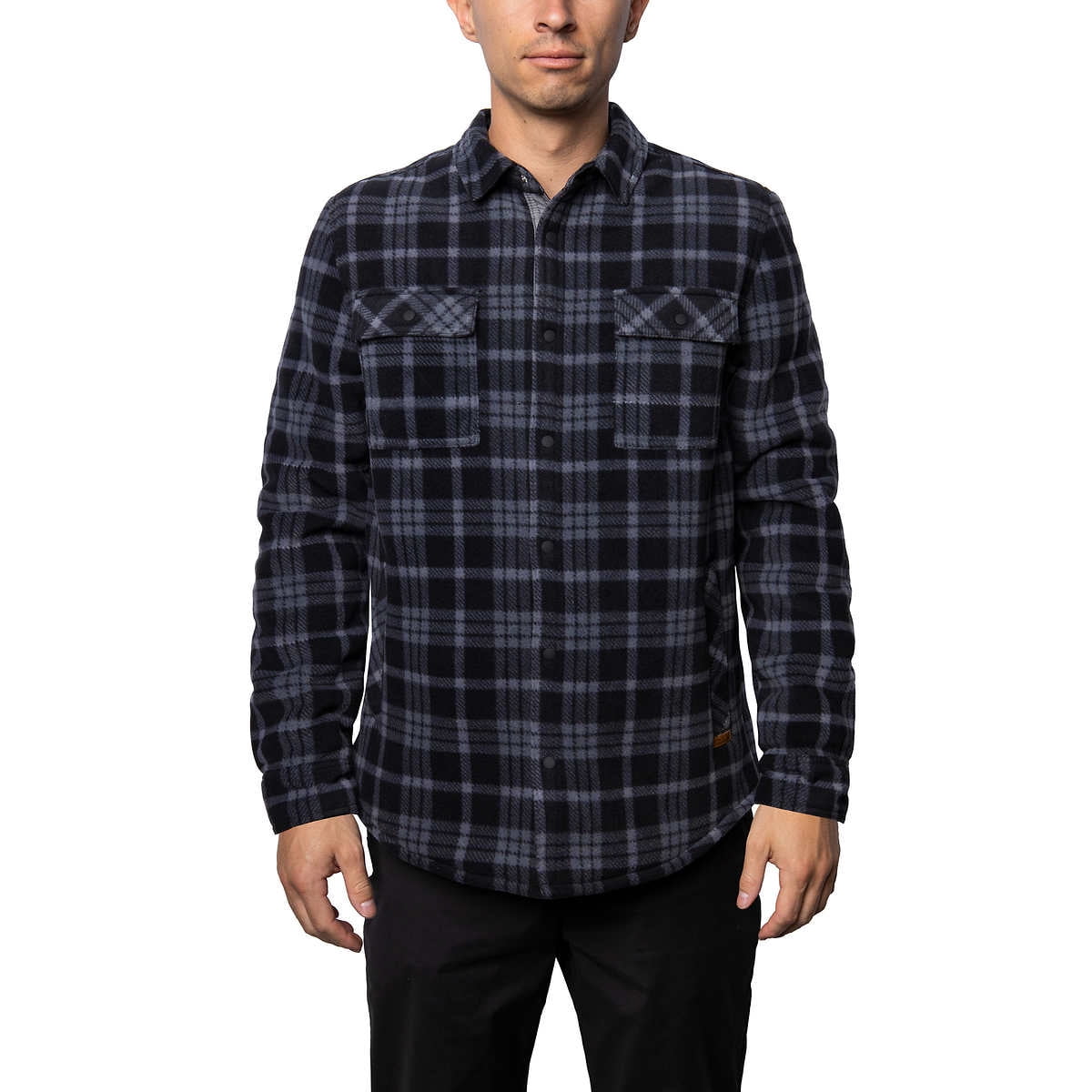 Voyager Mens Polar Fleece Shirt Jacket 